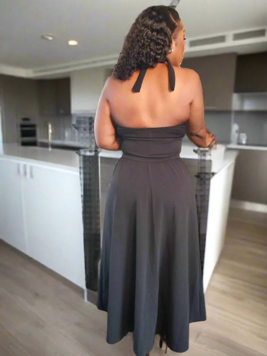 Allure Halter Maxi Dress | Review Description & Return Policy Prior To Purchase