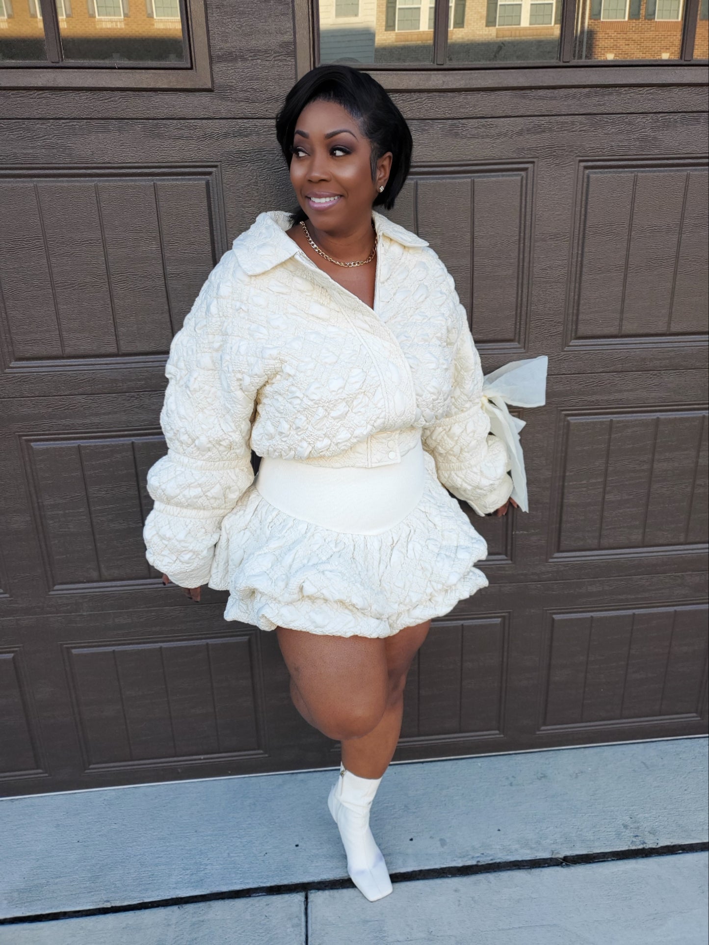 Luxe Quilted Two-Piece Set | Review Description & Return Policy Prior To Purchase