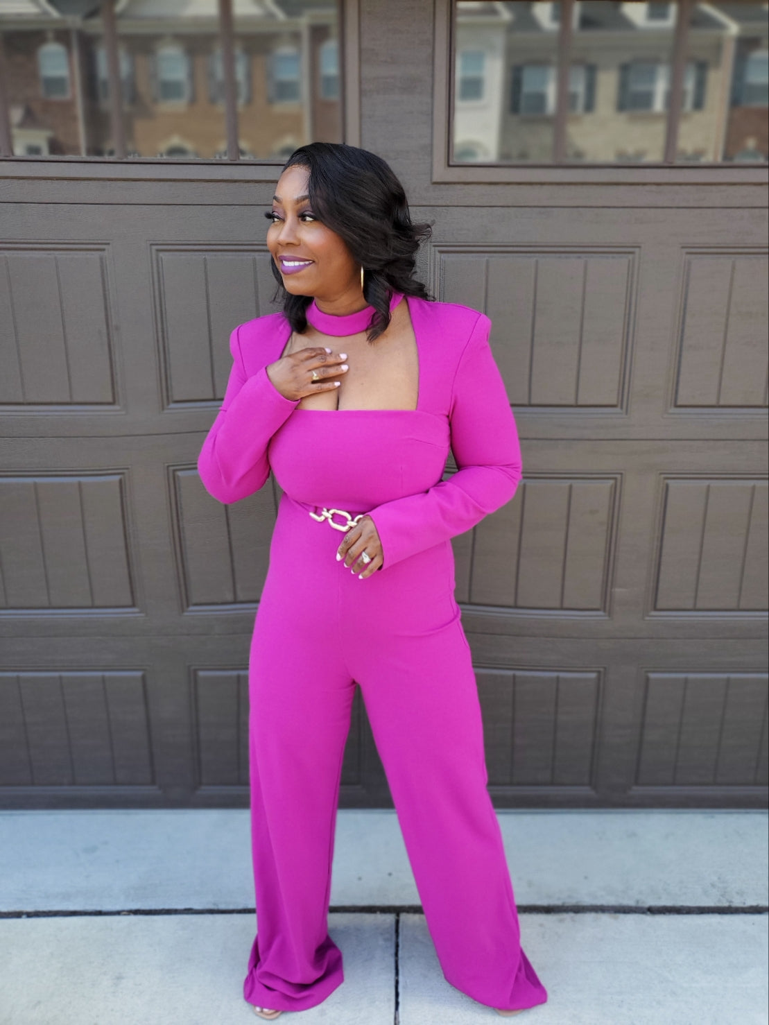 Bold Elegance Cutout Jumpsuit | Review Description & Return Policy
