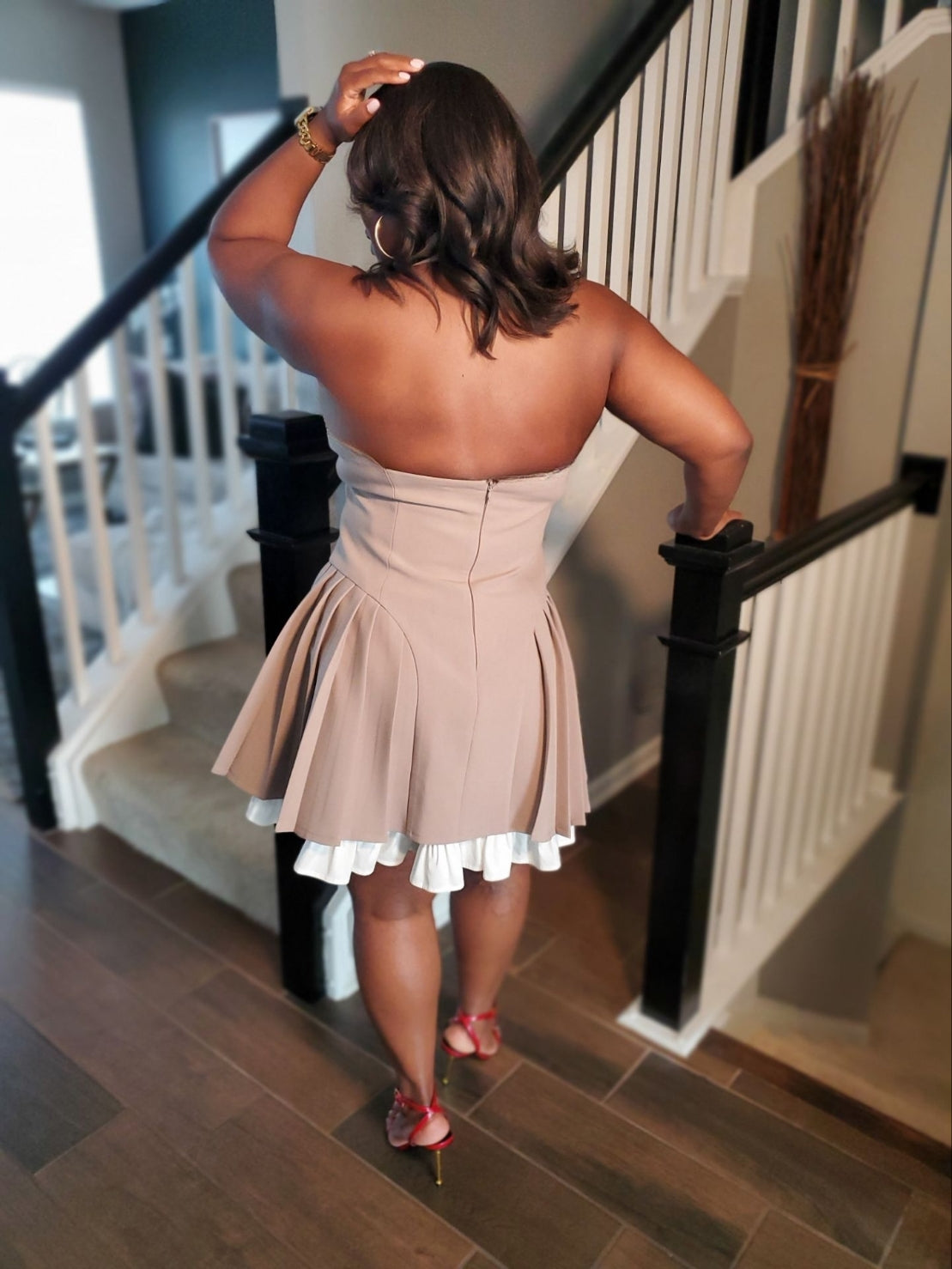 Ardella Joy Halter Blazer Mini Dress | Review Description & Return Policy