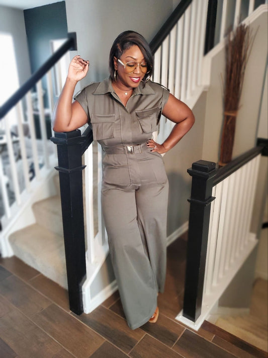 The Luxe Utility Jumpsuit | Review Description & Return Policy