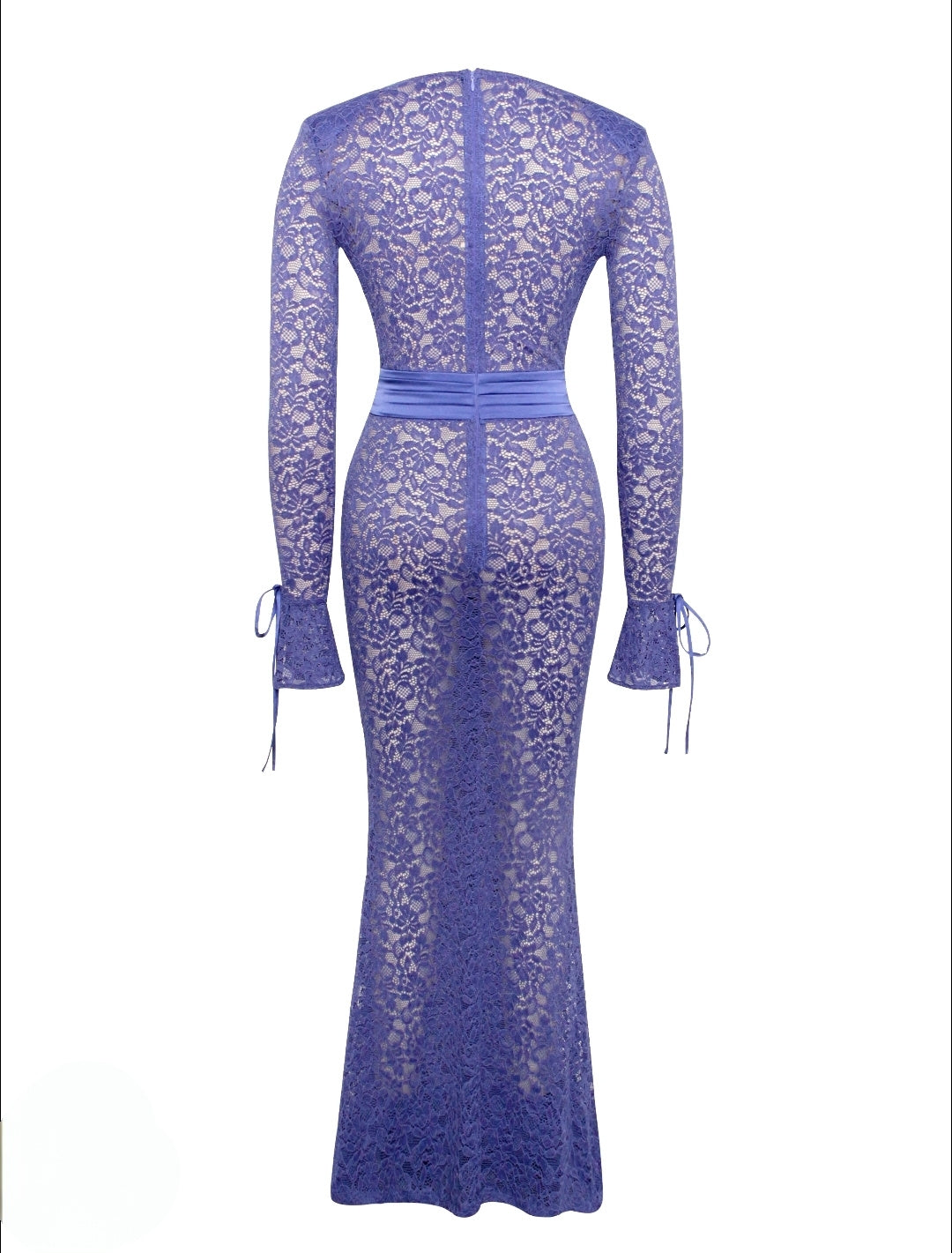 Blue Dahlia Deep-V Lace Dress | Review Description & Return Policy