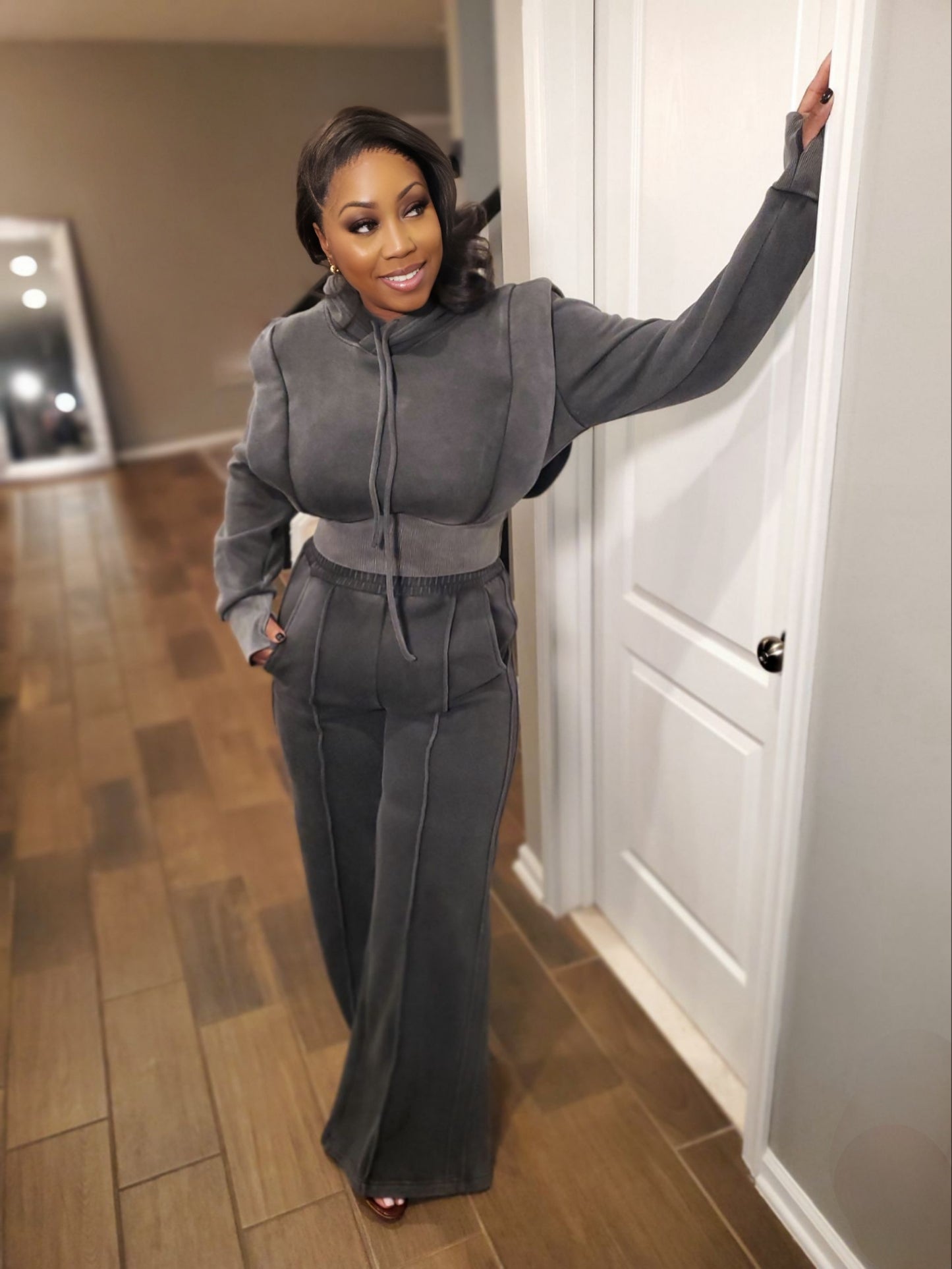 Elevated Structured Sweatsuit | Review Description & Return Policy