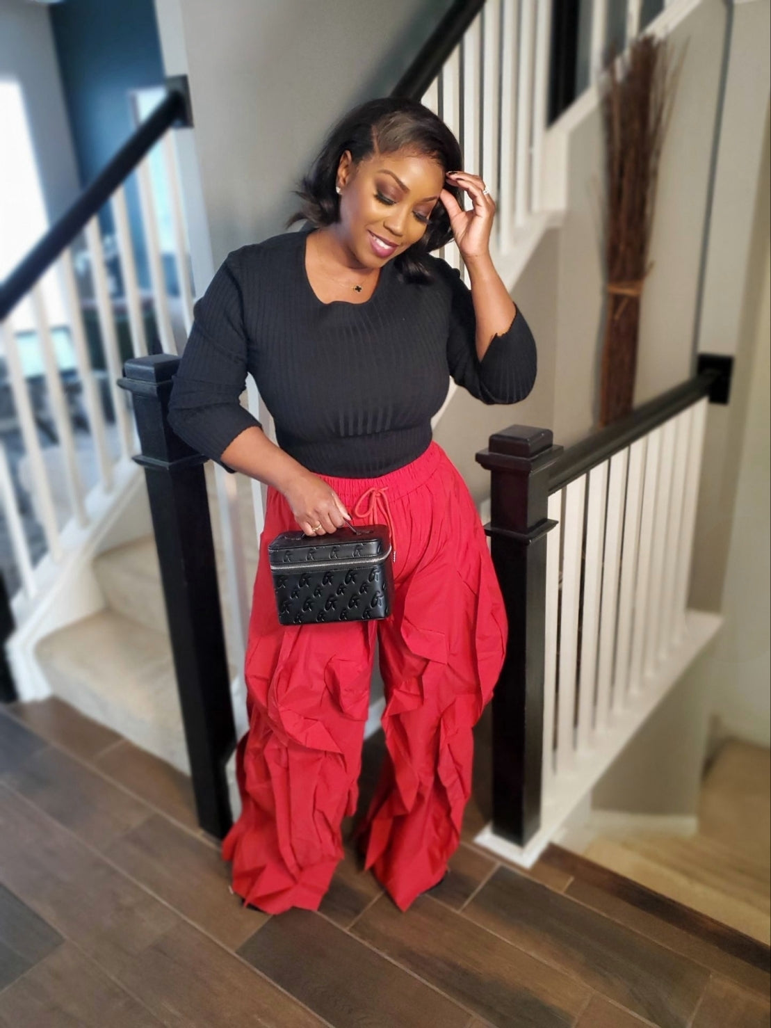 Scarlet Statement Ruffle Palazzo Pants| Review Description & Return Policy