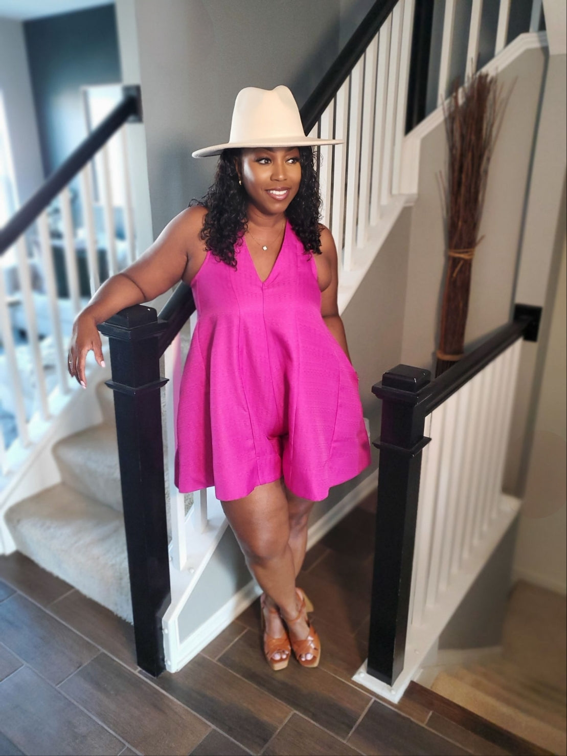 Weekend Chic Sleeveless Romper | Review Description & Return Policy