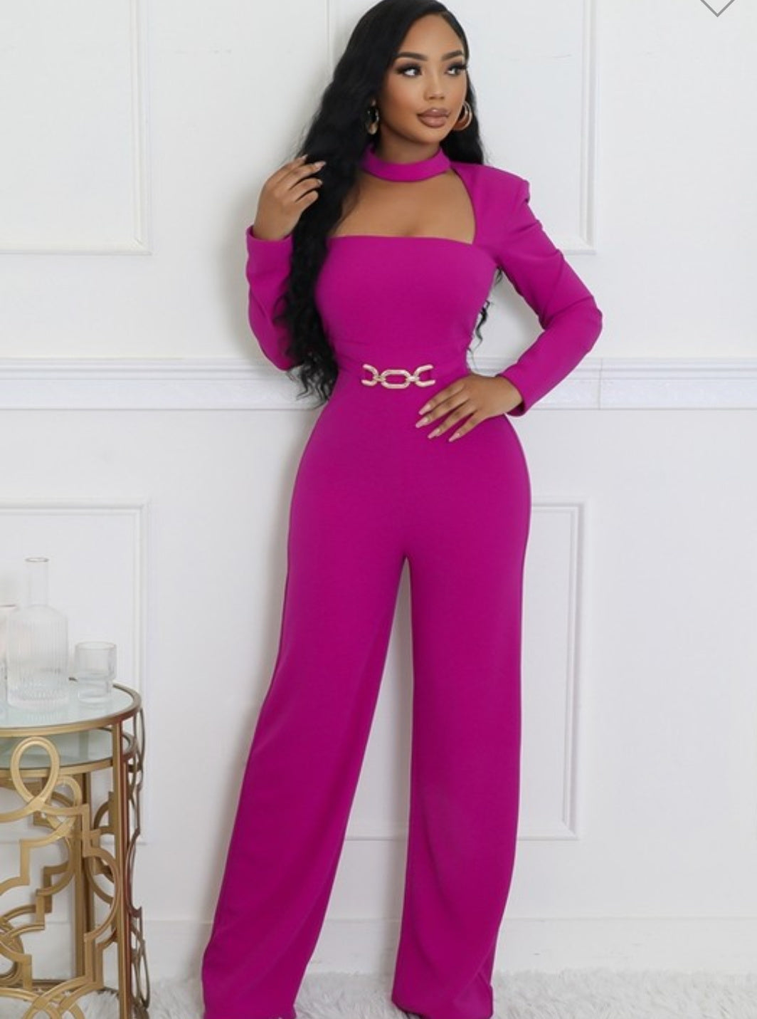 Bold Elegance Cutout Jumpsuit | Review Description & Return Policy