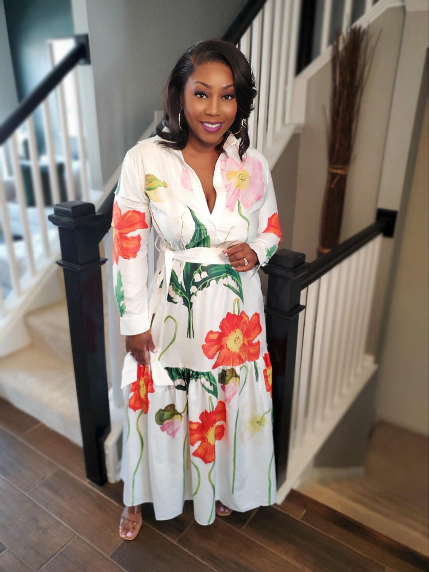 La Flora Luxe Shirt Dress | Review Description & Return Policy Prior To Purchase