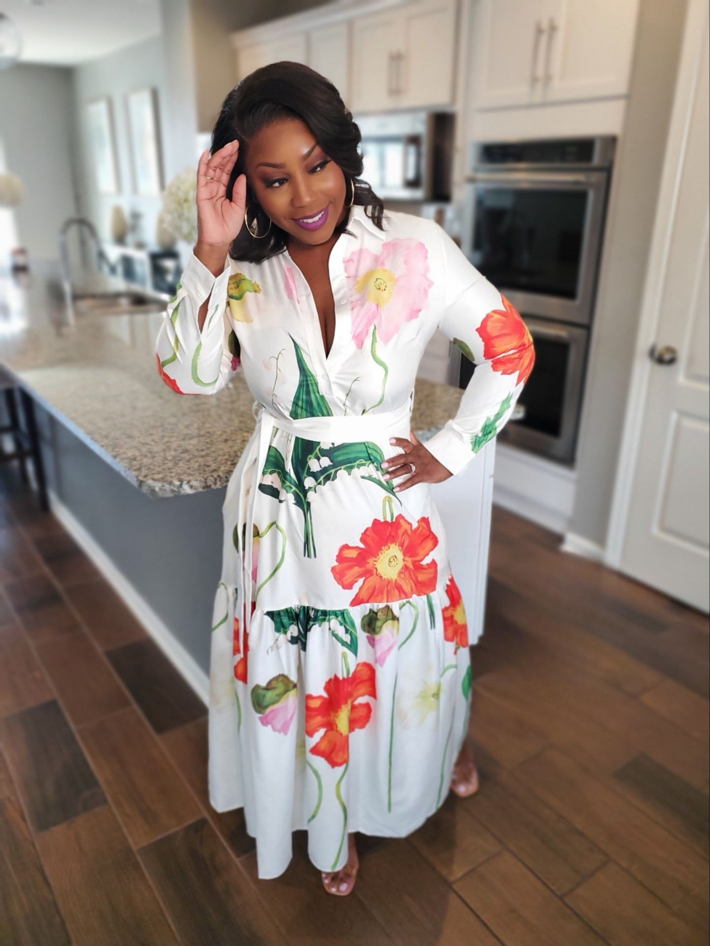 La Flora Luxe Shirt Dress | Review Description & Return Policy Prior To Purchase