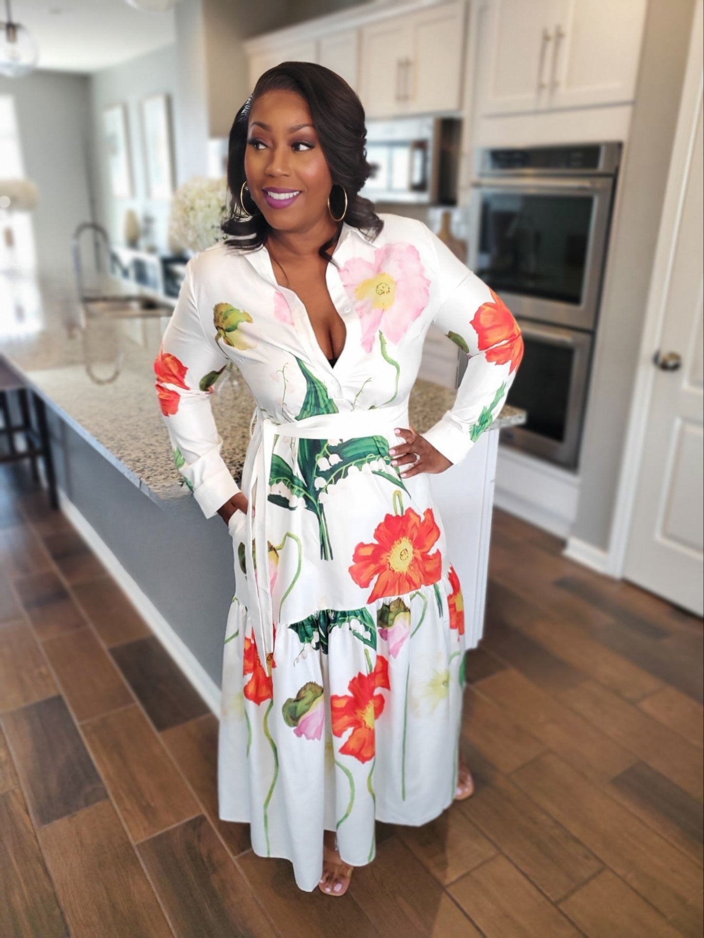 La Flora Luxe Shirt Dress | Review Description & Return Policy Prior To Purchase