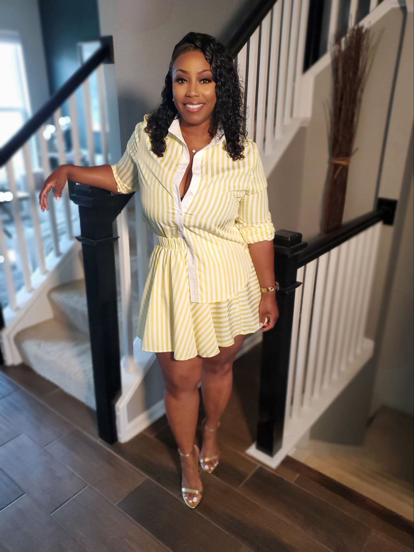 Signature Stripe Skort Set | Review Description & Return Policy